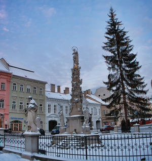 Чумная колонна в Кошице.